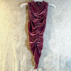XL velvet turtleneck onesie